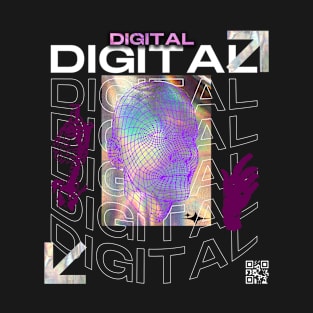 DIGITAL FACE T-Shirt