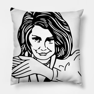 Nancy Pelosi Clappity Clap Funny Anti-Trump Gift Pillow