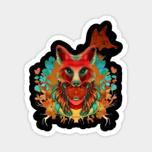 Animal Tribute Spirit Collection Fox Magnet