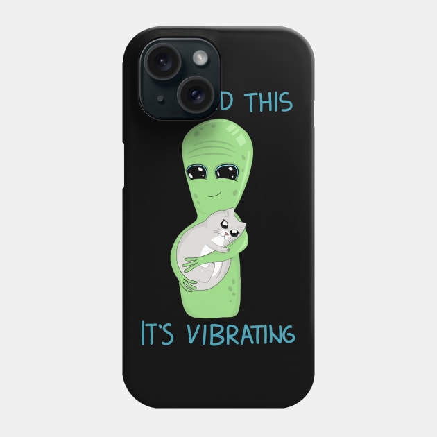 Alien and Cat Phone Case by valentinahramov