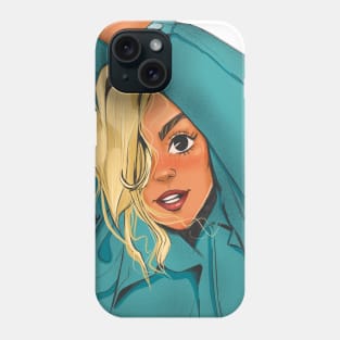 Jacket girl Phone Case