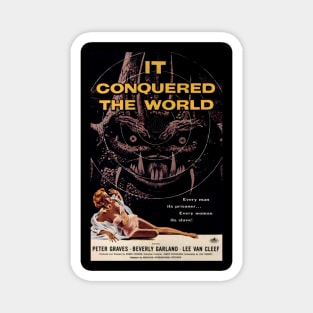 Classic Sci-Fi Movie Poster - It Conquered the World Magnet