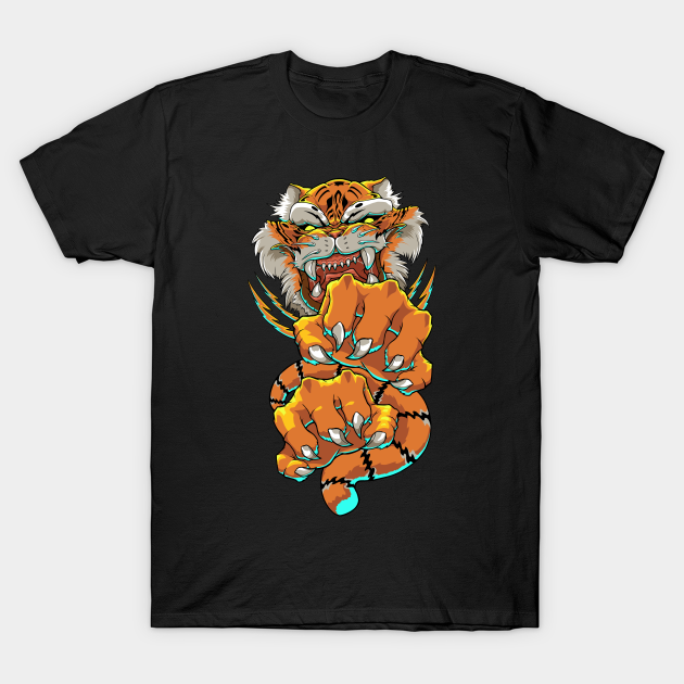 Discover Tiger Claw - Tiger - T-Shirt