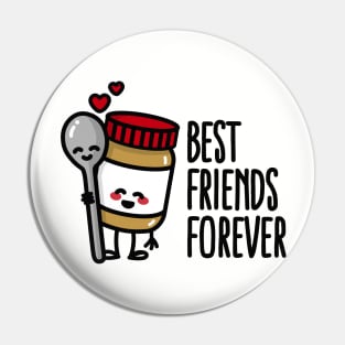 Best friends forever peanut butter / spoon BFF Pin