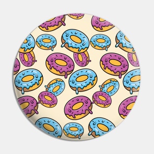 Donut pattern candy colorful Pin