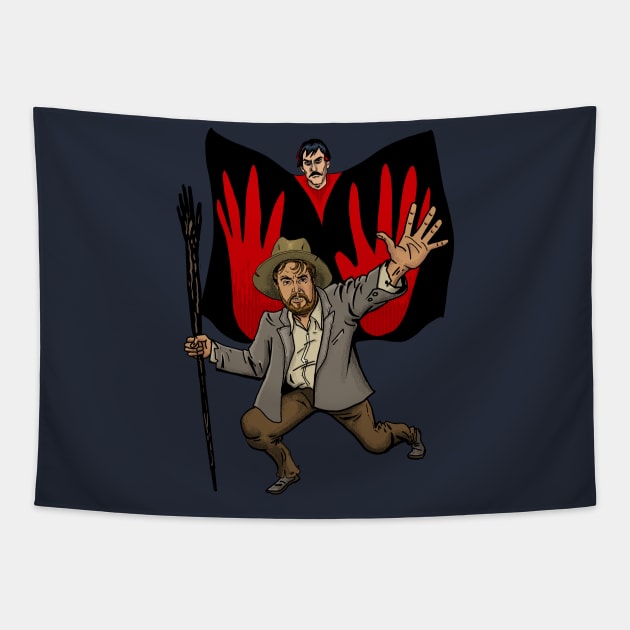 "MANOS" the Hands of Fate Tapestry by blakely737