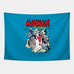 MADMAN Disc Gun! Tapestry