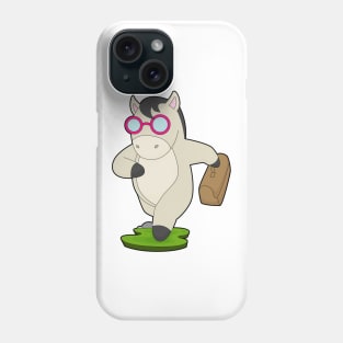 Horse Business woman Briefcase Phone Case