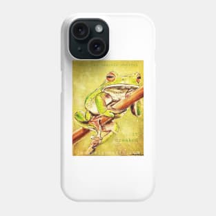 Green Tree Frog Phone Case