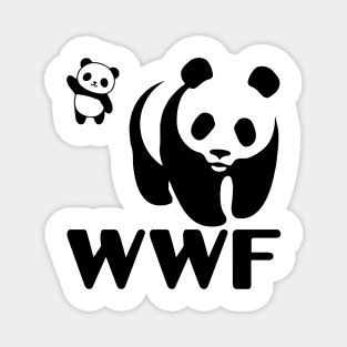 World Wild Fun (WWF) Panda Magnet