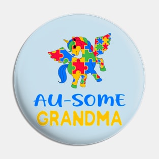 Au-some Grandma Pin