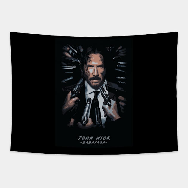 John Wick Babayaga Tapestry by Durro