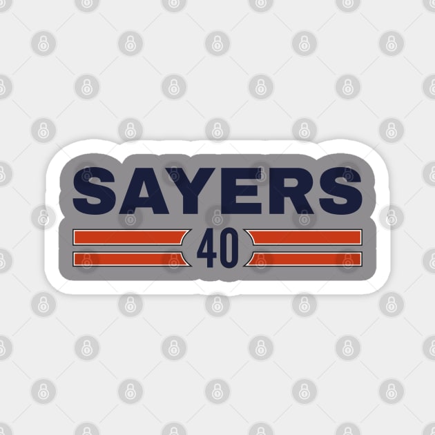 Sayers 40 Magnet by Daily Design