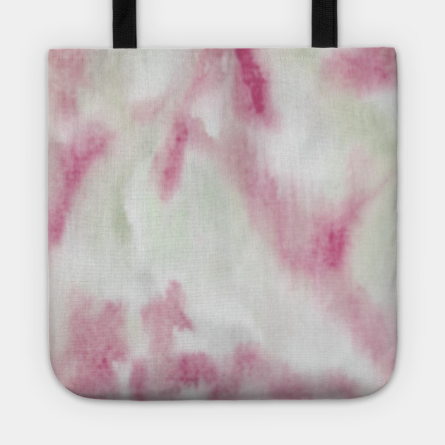 pink and green tote