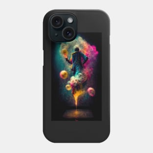 Appearing person magic trick Phone Case