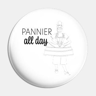 Pannier All Day b&w Pin