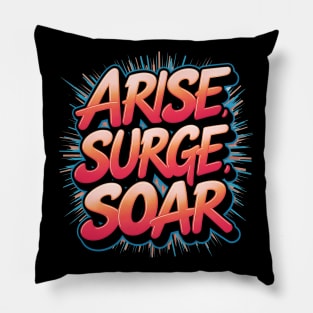 Arise and Render Service to Humanity - Baha'i Faith Pillow