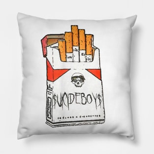 Vintage Marlboro Smoking Tobacco Shirt | Retro Cigarette Design Tee | Funny Ironic "Smoking is Cool" Tee Pillow