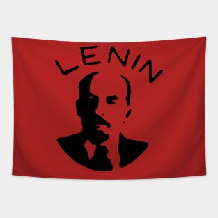 Vladimir Lenin Silhouette - Communist, Communism, Soviet Union, Socialist Tapestry