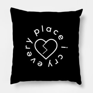 Every Place I Cry Logo Pillow