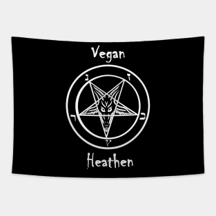 Flex your Vegan Satanism Tapestry