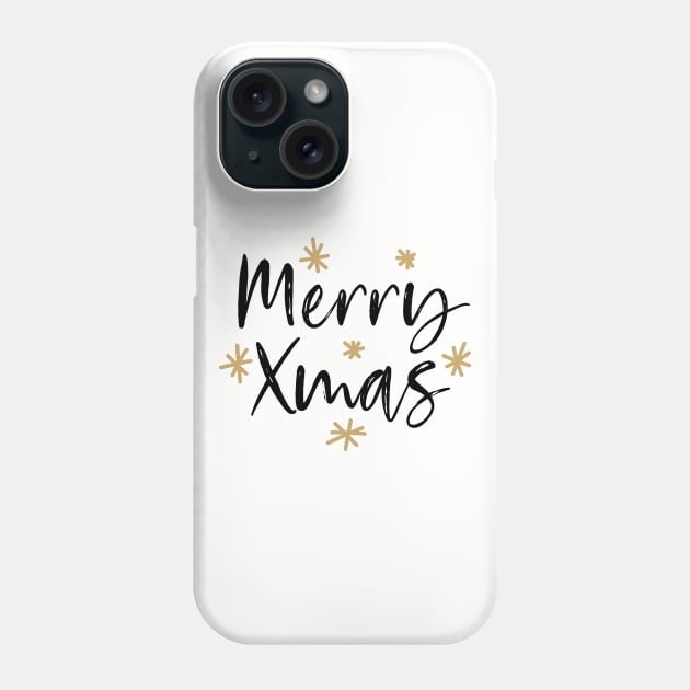 Merry Xmas Snowflake - Merry Christmas Gift - Happy Xmas Gift Phone Case by xoclothes