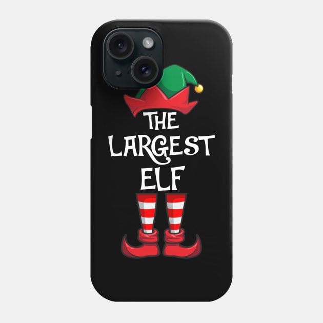 Largest Elf Matching Family Christmas Phone Case by hazlleylyavlda