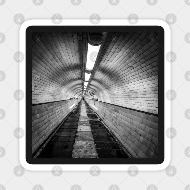 Tyne Tunnel Pedestrian Path Magnet by axp7884