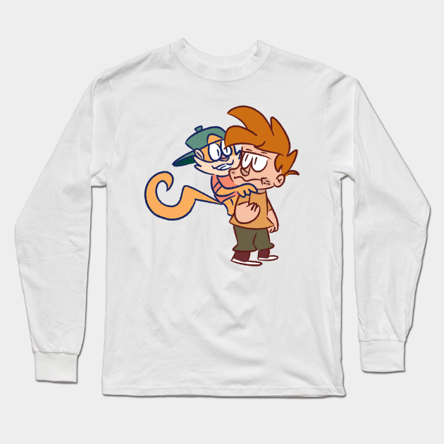 Monkey On My Back - Cartoon Network - Long Sleeve T-Shirt | TeePublic Monkey On My Back - Cartoon Network - Long Sleeve T-Shirt | TeePublic