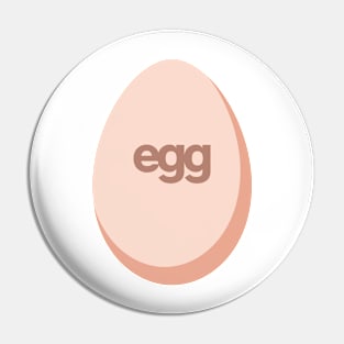 Egg Shell Pin