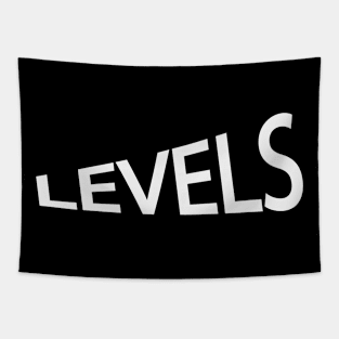 Levels artistic text design Tapestry