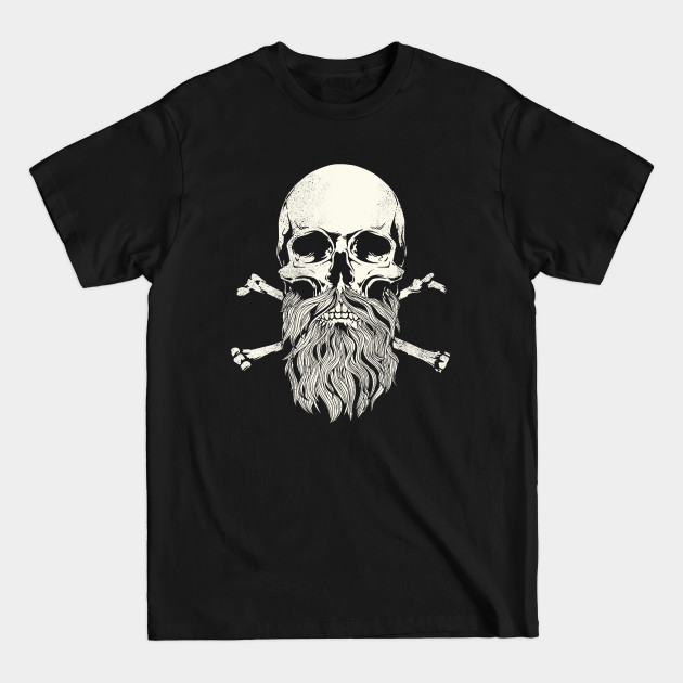 Discover Bearded Skull - Bearded Skull - T-Shirt