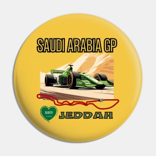 Saudi Arabian Grand Prix, Jeddah Circuit, Formula 1 Pin