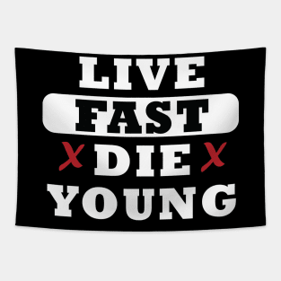 Live Fast Die Young LFDY Hoodie & T-Shirt Tapestry