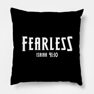 Fearless Isaiah 41:10 Christian Bible Verse Pillow