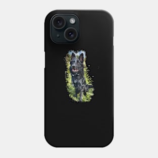 german shepherd dog Phone Case