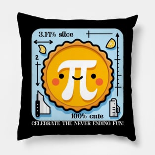 happy pi day funny Pillow