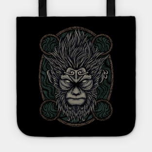 King Monkey back print Tote