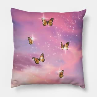 Pink Butterfly Dream Pillow