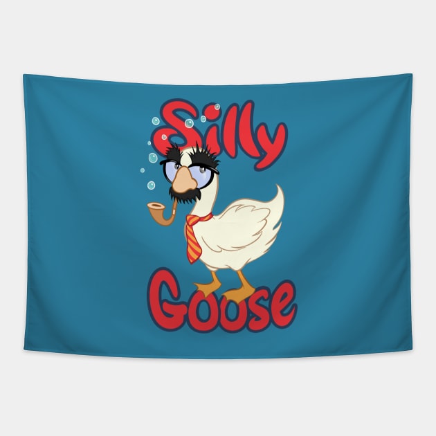 Silly Goose Tapestry by Ellador