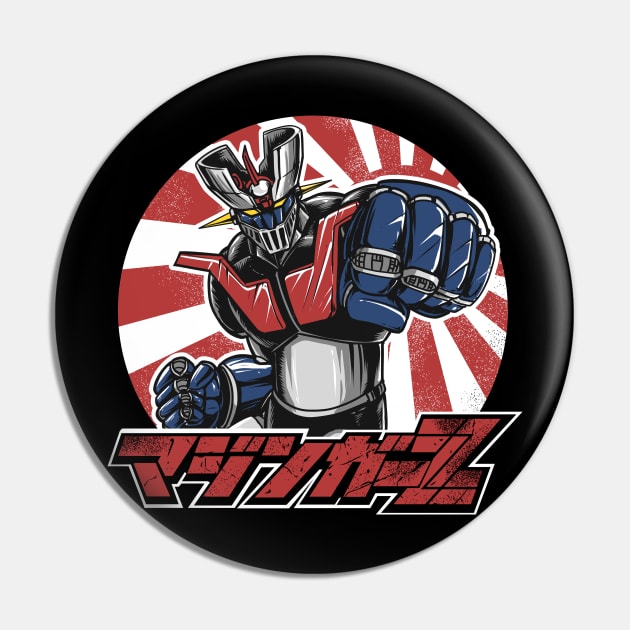 Mazinger Z Pin by WahyudiArtwork