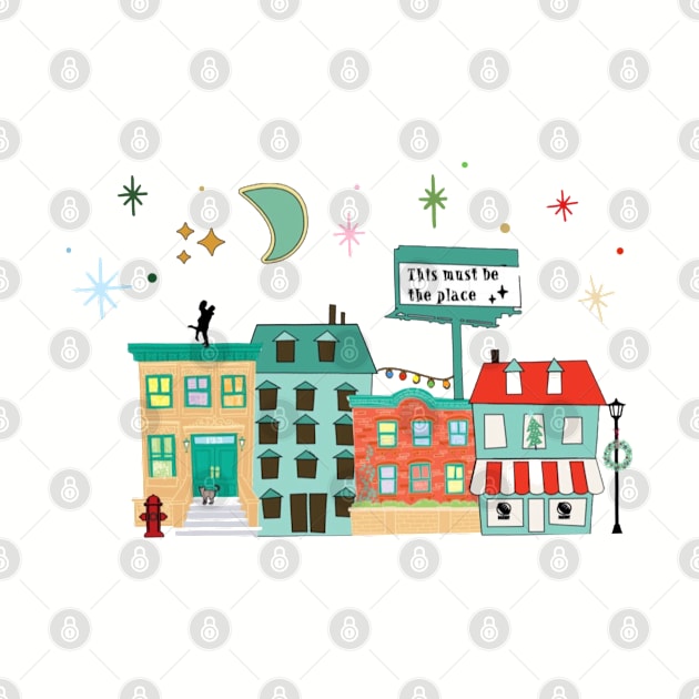 NYC cityscape Christmas by Penny Lane Designs Co.