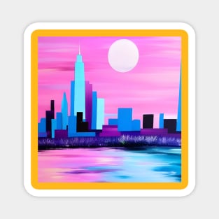 Rainbow City Magnet