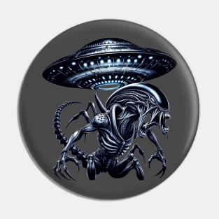 alien invader Pin