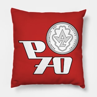 AWZ logo + P70 emblem Pillow