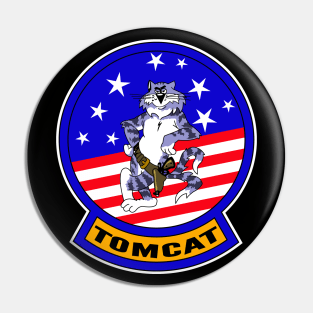 Tomcat  (front design only) Pin