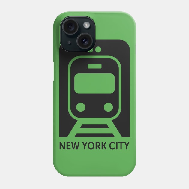 New York City Train Phone Case by byebyesally