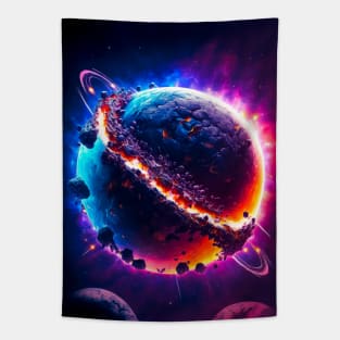 Planetary Wreckage Tapestry