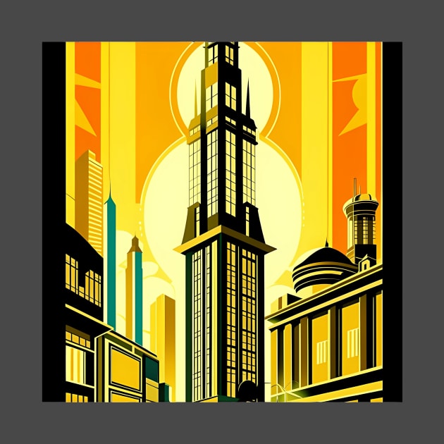 Bioshock inspired art deco by IOANNISSKEVAS