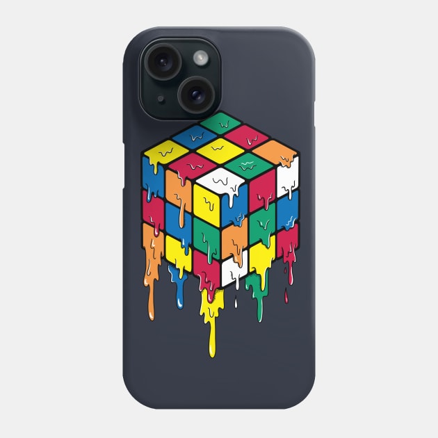 Rubik Cube Phone Case by coffeeman